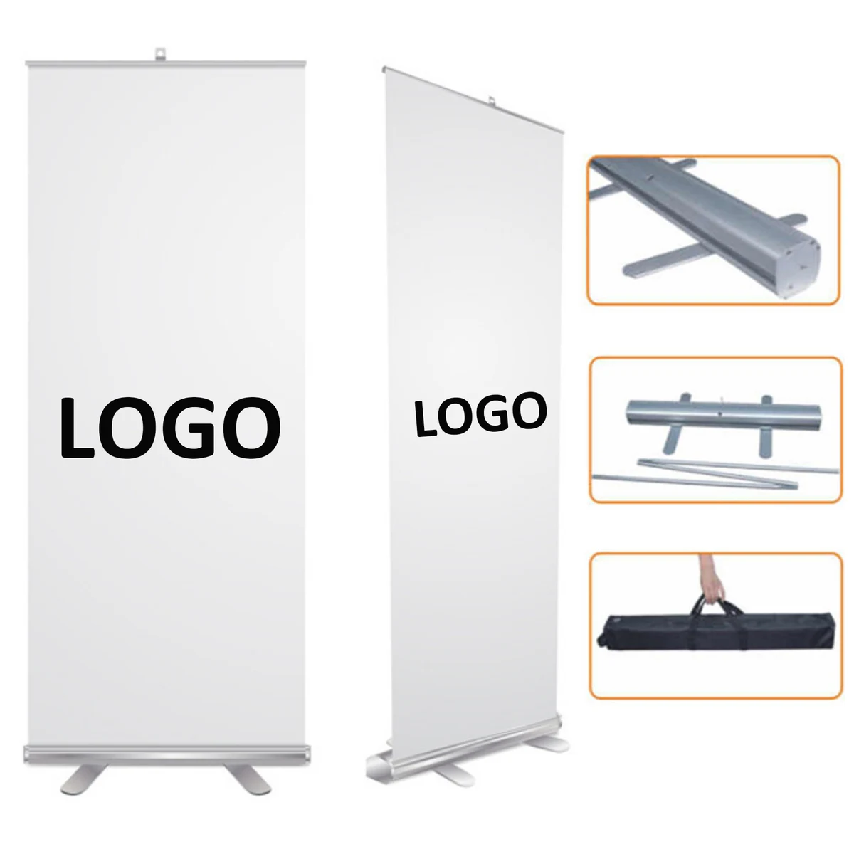 Standard Retractable Roll up Banner Stand 1