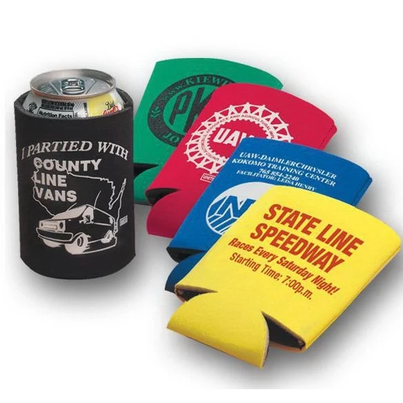 Neoprene Can Cooler Holder Sleeve, custom koozie with logo imprint 1