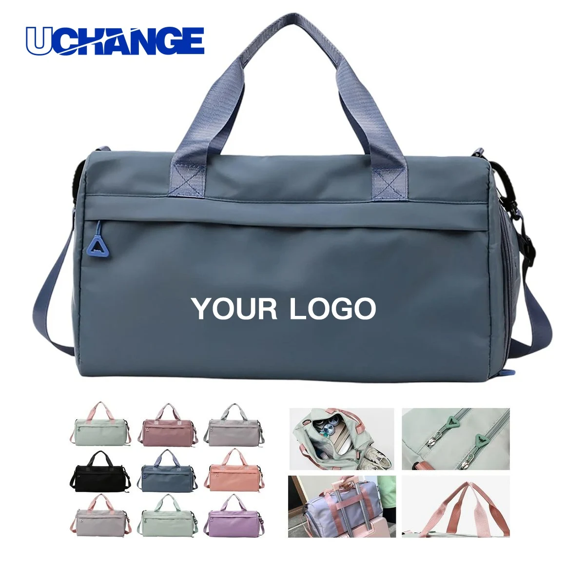 Oxford Sports Tote Bag Carrier Water Resistant Exterior, custom tote bag with logo imprint 1