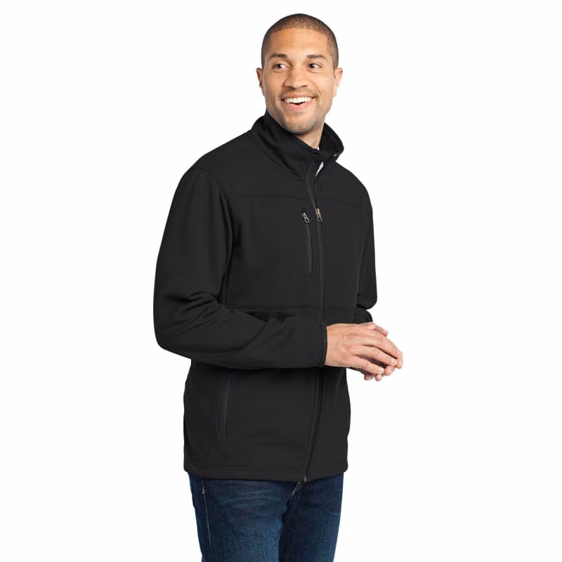 Port Authority Pique Fleece Jacket.