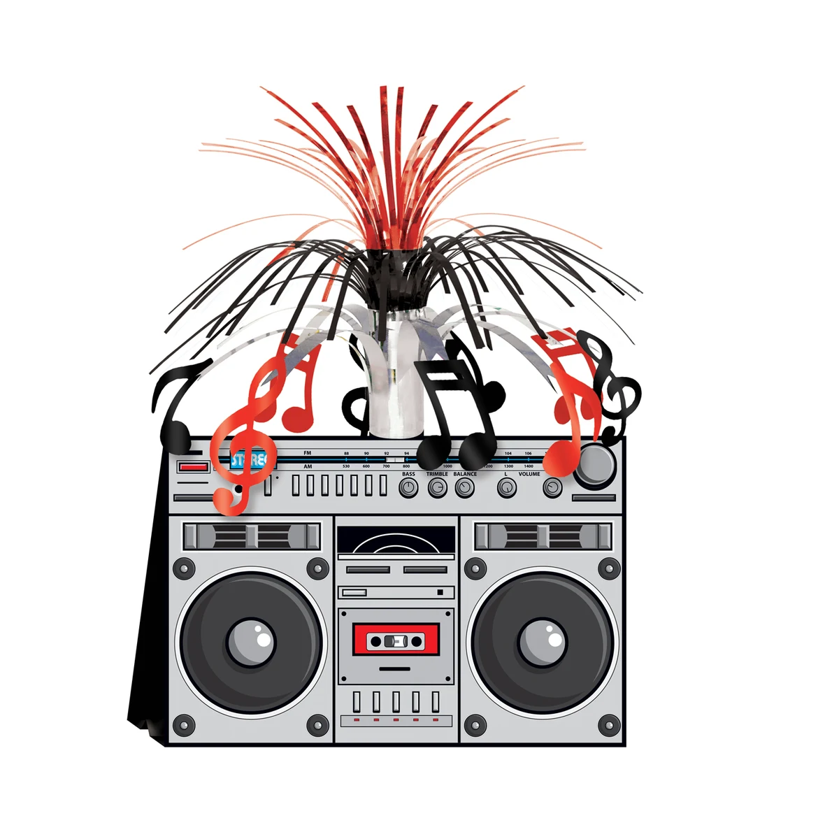 Boom Box Centerpiece 1