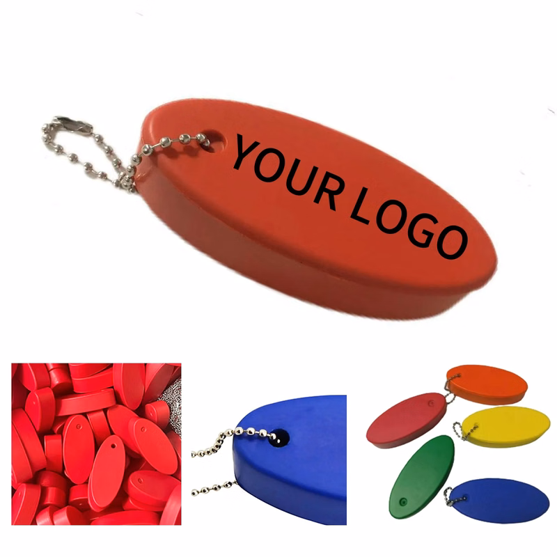Floating Foam Keychain 3.2x1.4x0.8 Inch Buoyant Design