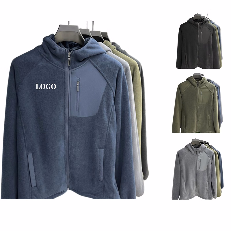 Men's Sherpa Fleece Full Zip Up Jacket