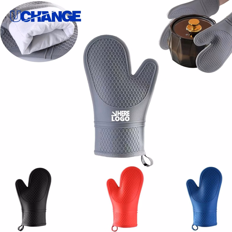 Silicone Hot Proof Oven Mitts for Home Kitchen