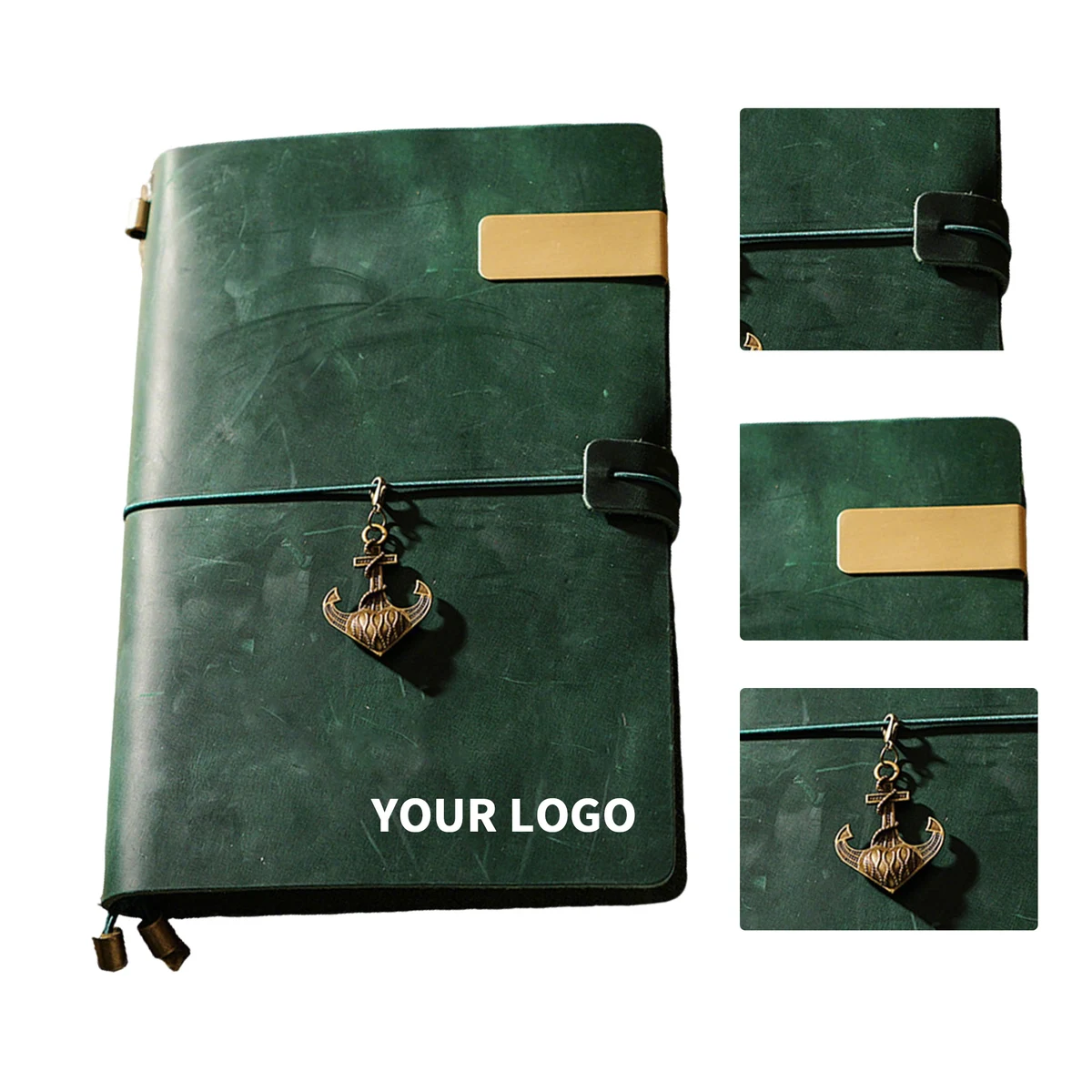 PU Leather Refillable Journal With Kraft Paper 1