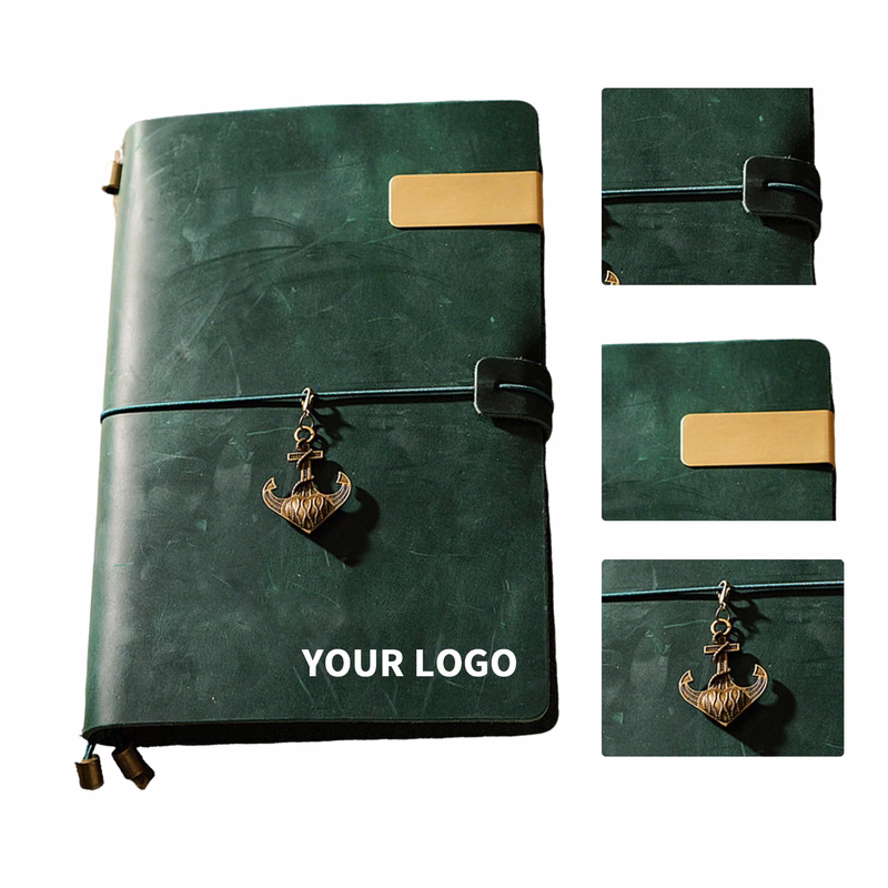 PU Leather Refillable Journal With Kraft Paper