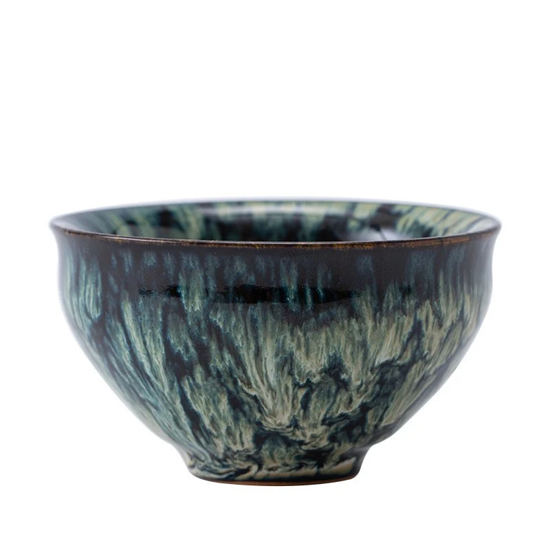 Ceramic Tenmoku Glaze Tea Cup 1