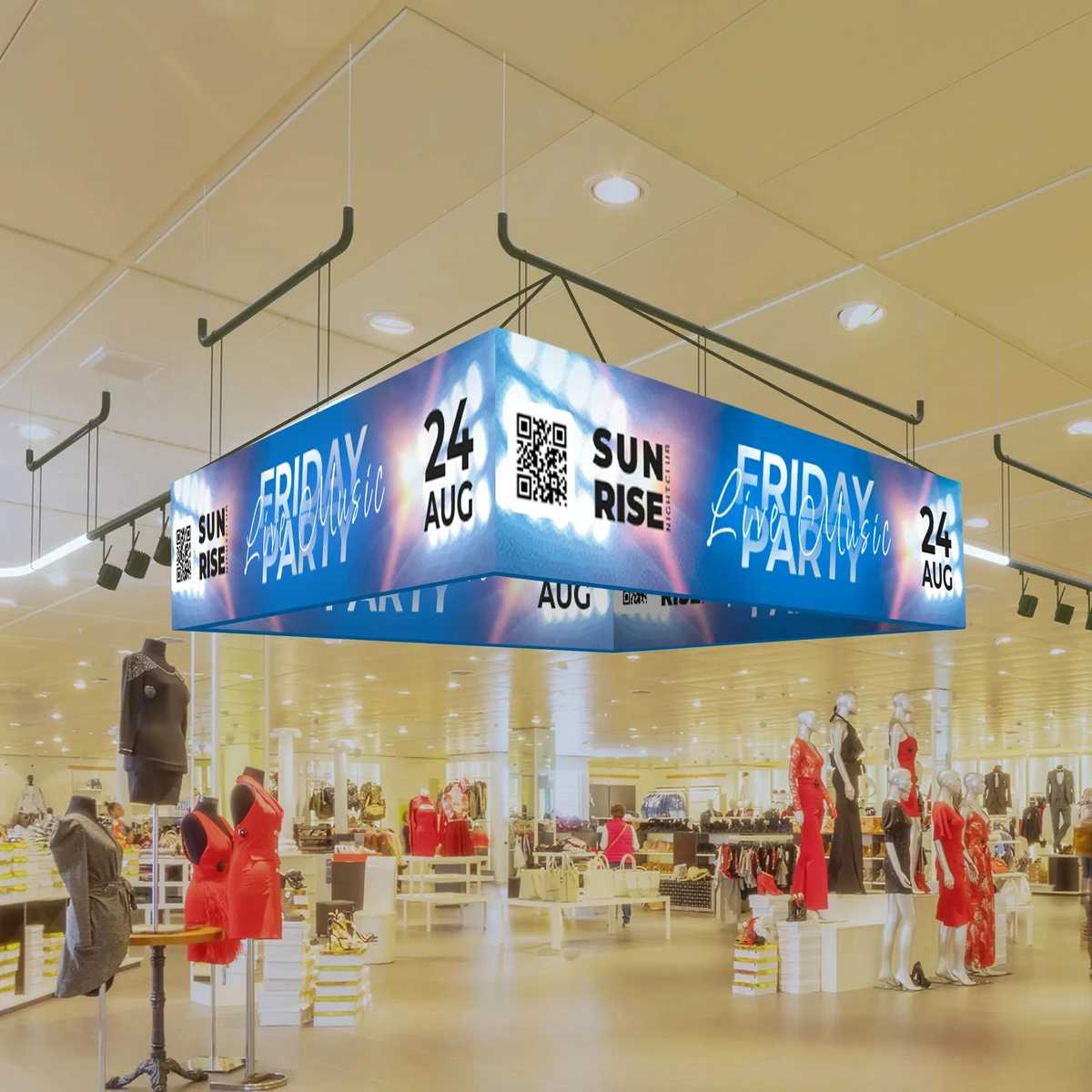 20' Rectangle Hanging Sign 1
