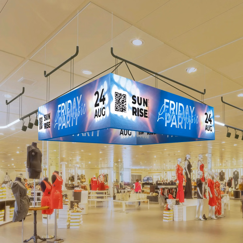 20' Rectangle Hanging Sign