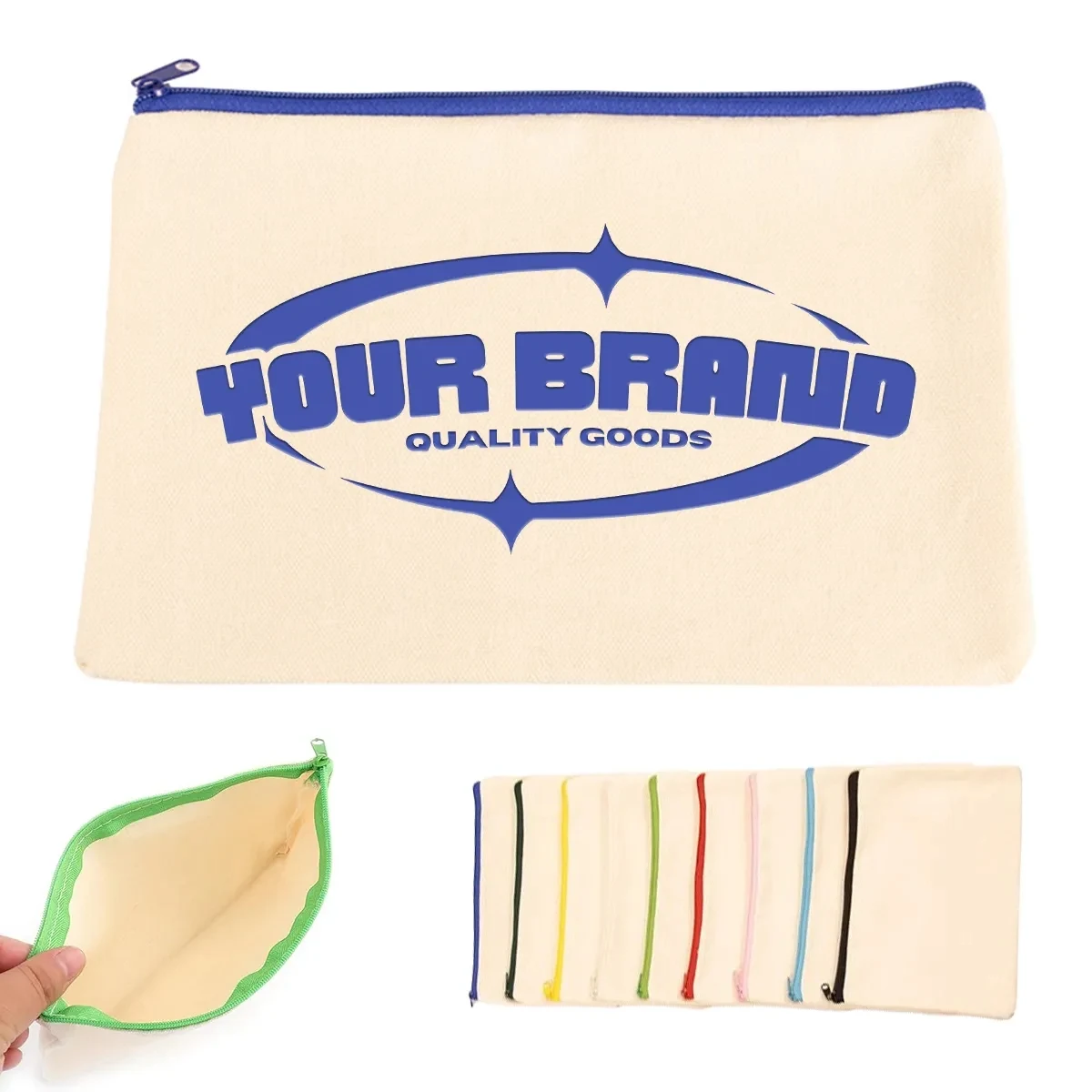Blank DIY Craft Multipurpose Pencil Case Makeup Bag 1