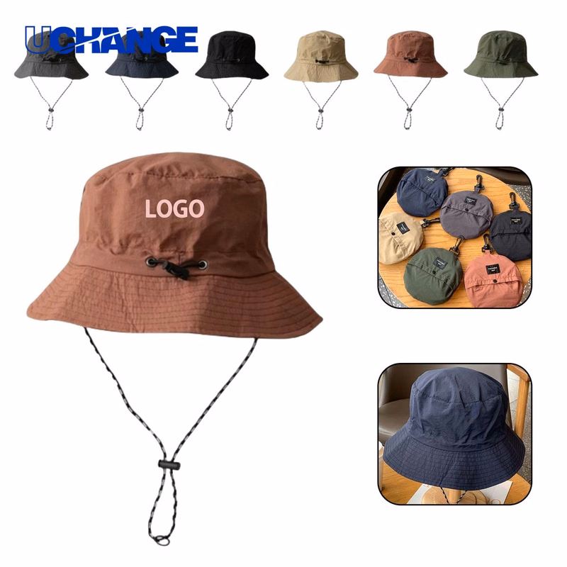 Foldable Polyester Fisherman Hat for Outdoor Use