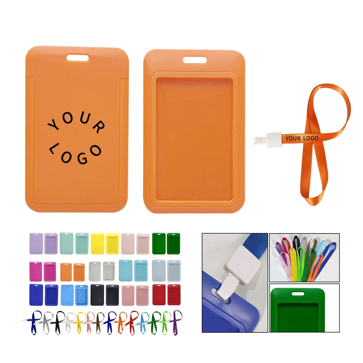 ID Card Holder with Lanyard 1