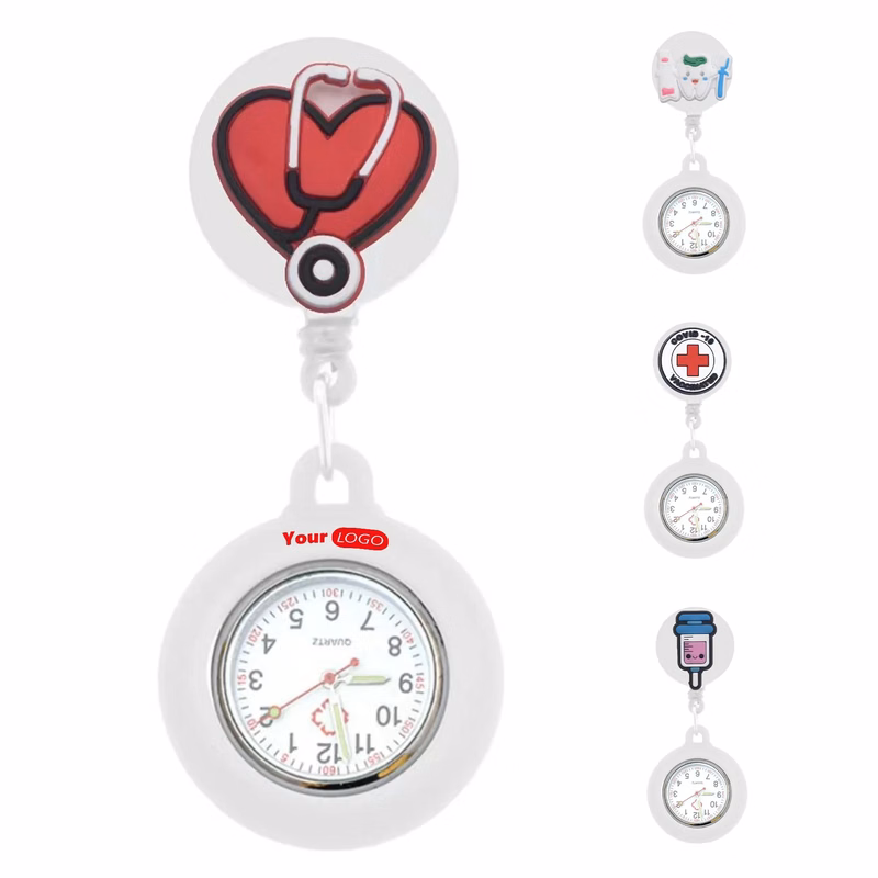 Silicone Retractable Pocket Watch
