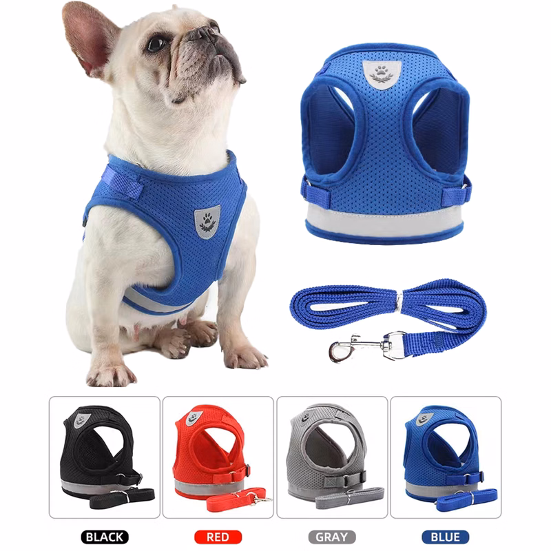 Adjustable Dog Vest Harness With Leash