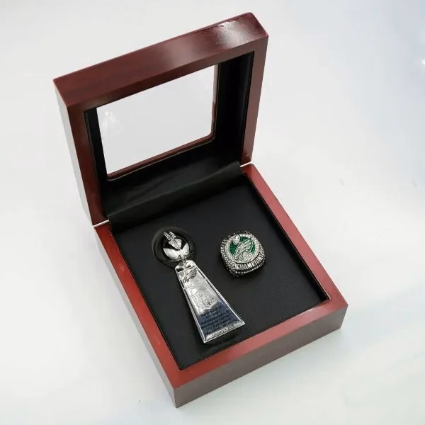 2018 Eagles Nick Foles Championship Ring and Trophy