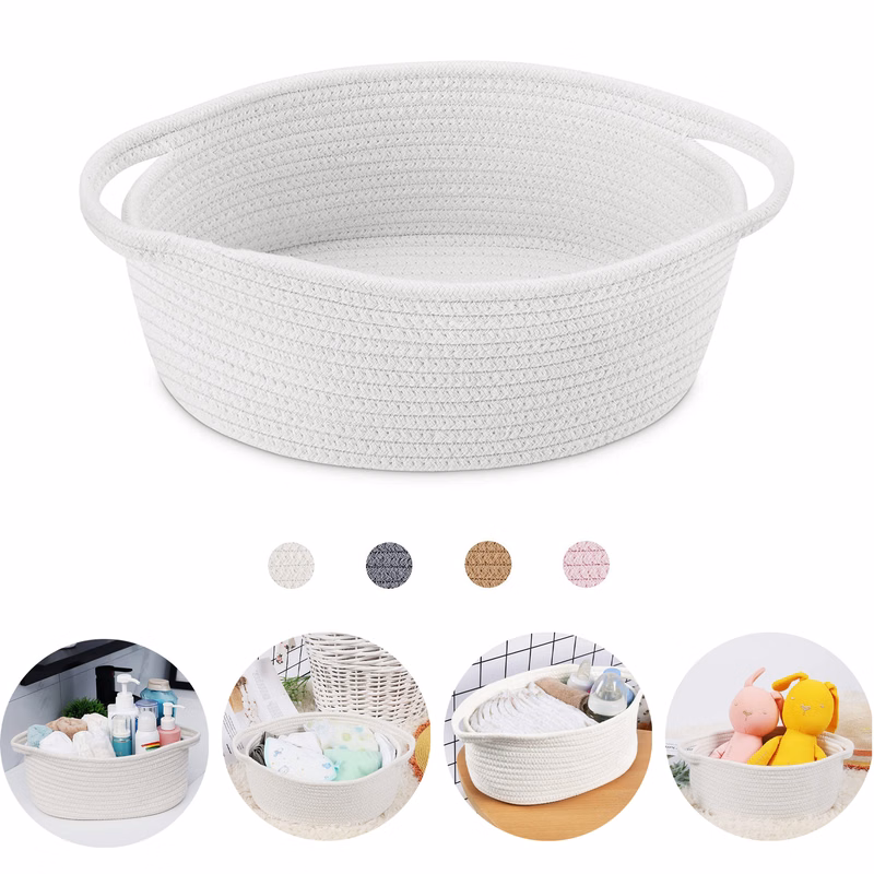 Cute Small Woven Basket with Handles