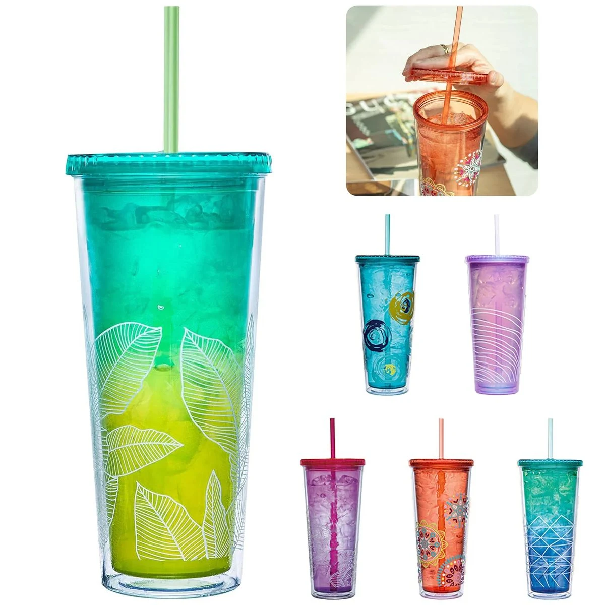 Double Wall Plastic Tumbler 1