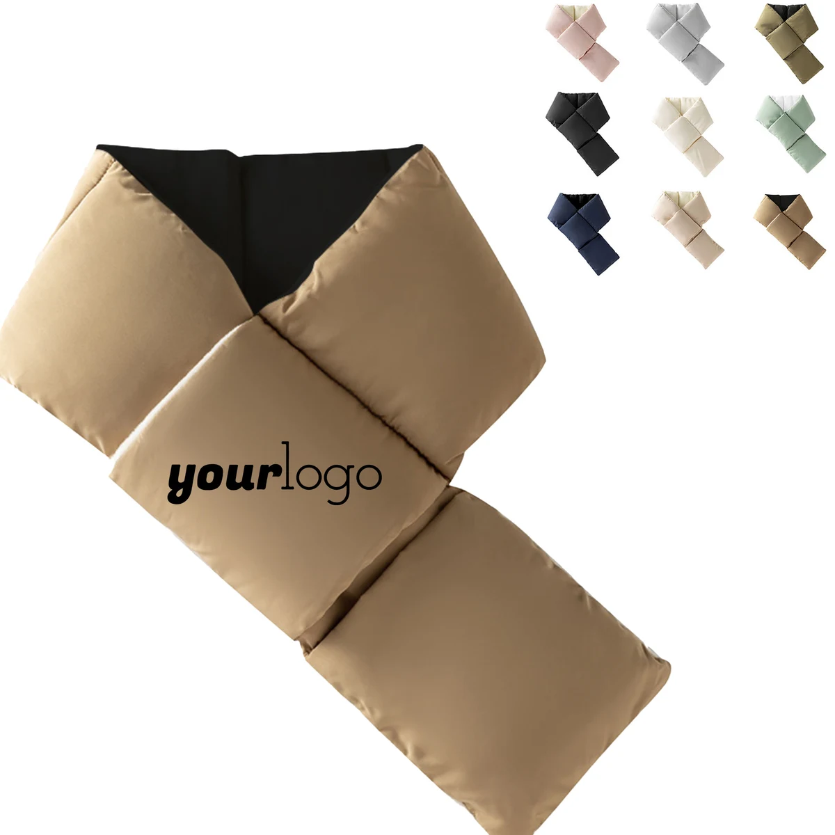 Foldable Thermal Scarf with Front Storage Pocket 1