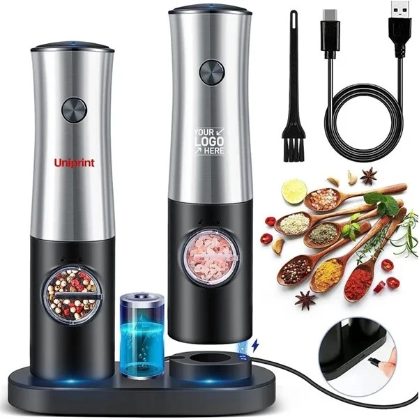 Salt And Pepper Grinders Rechargeable 1