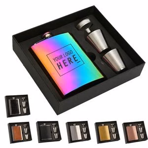 8oz Stainless Steel Flask Funnel Set