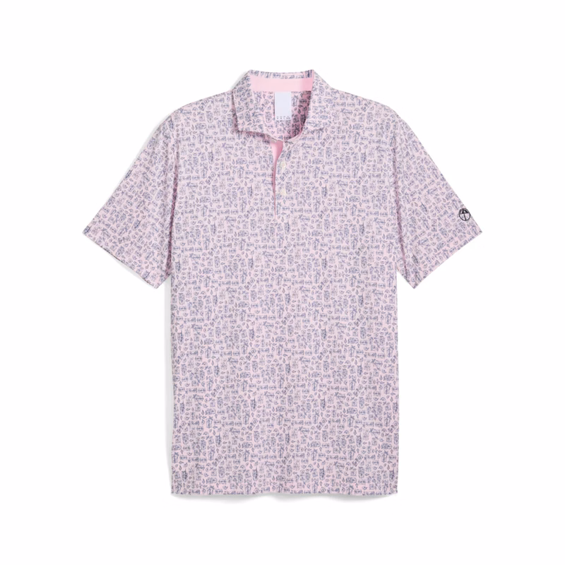 PUMA® Men's AP Sketch UPF 40 Golf Polo with Custom Logo