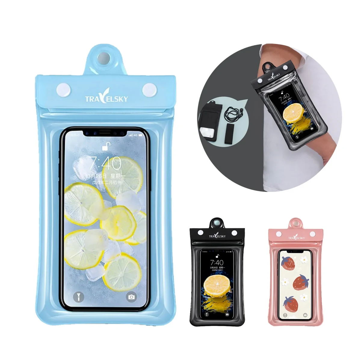 TPU Airbag Waterproof Mobile Phone Bag 1