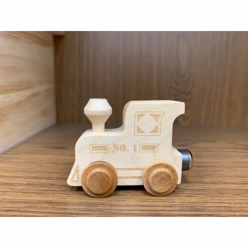 Wood Train Engine LASER