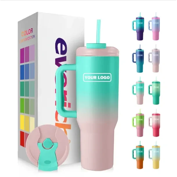 Insulated 40oz Mug with Handle 1