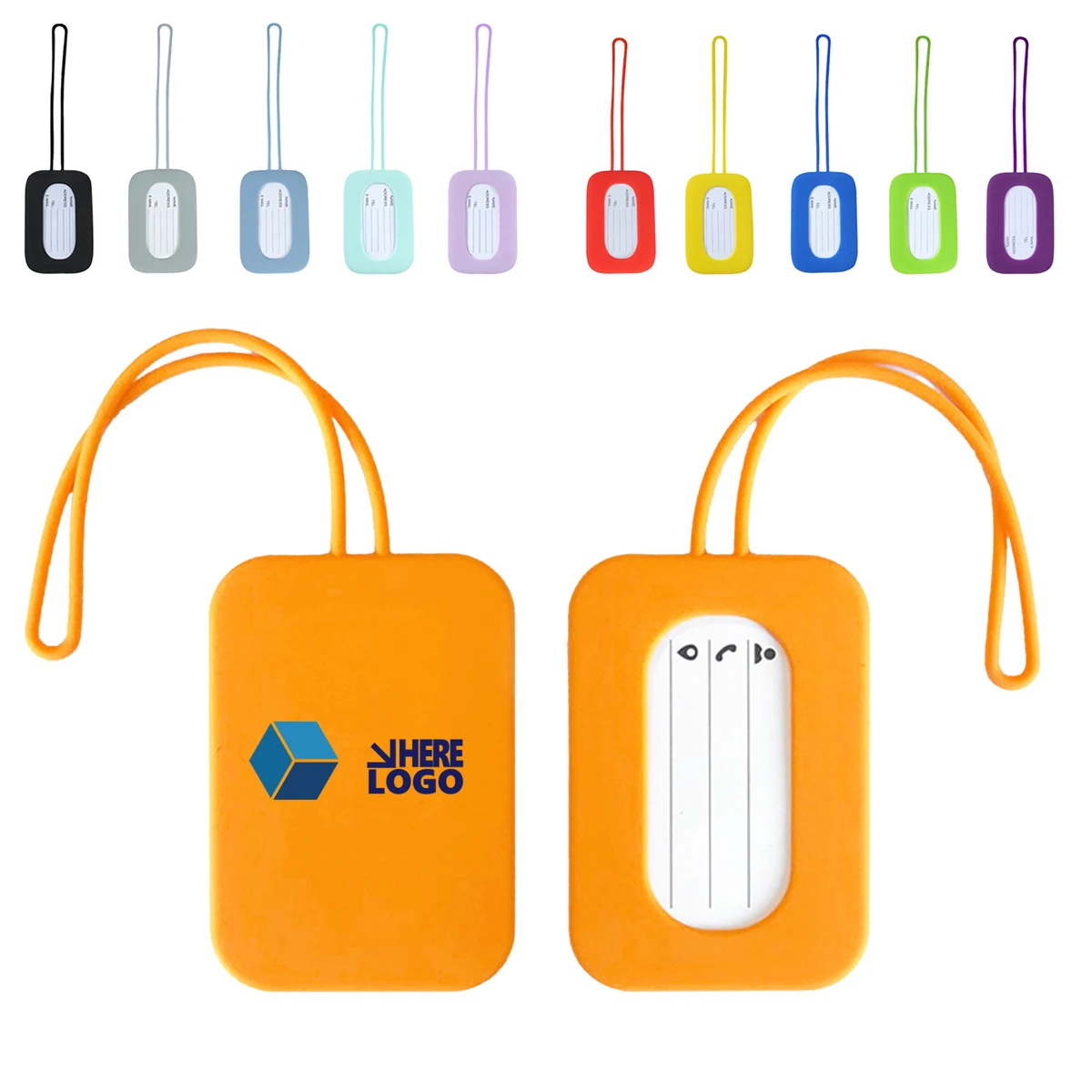 Silicone Baggage Label Tag 1