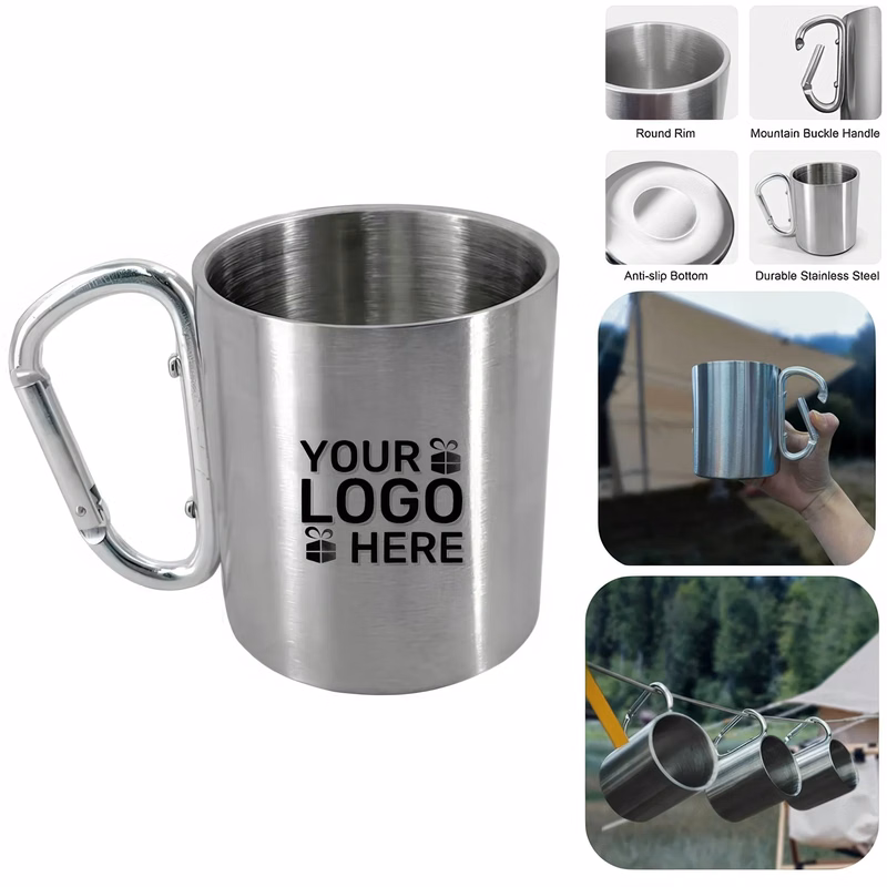 Travel Mug with Carabiner