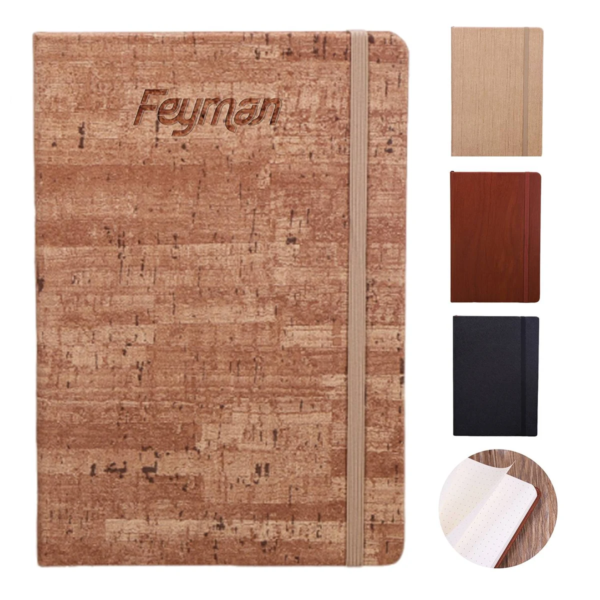 A5 Wood Grain PU Notebook 1