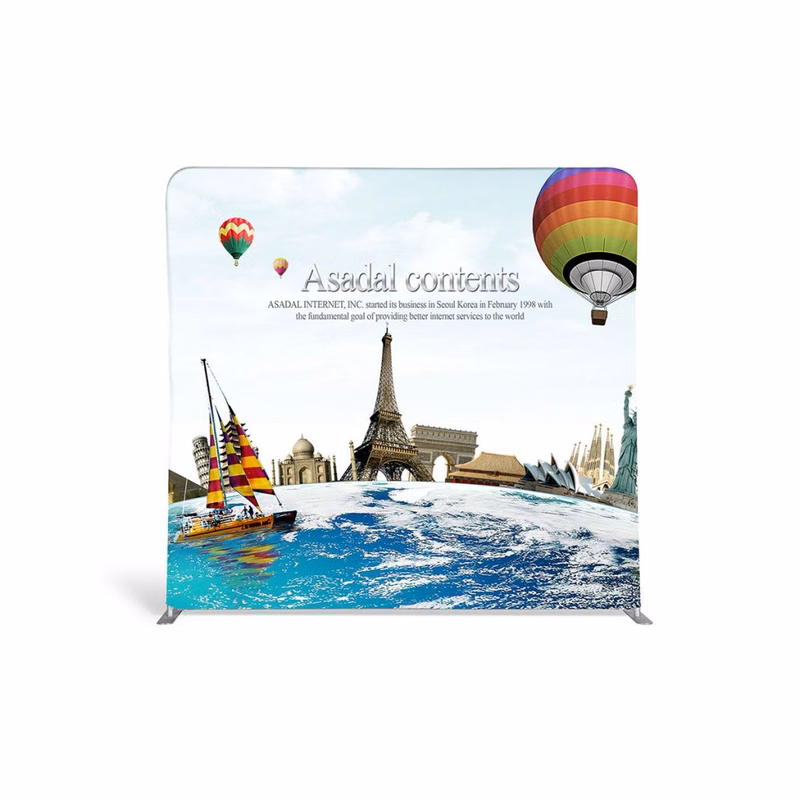 10ft Single-Side Straight Fabric Display - Fabric Only