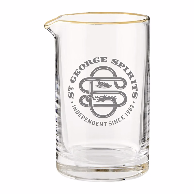 24oz. Gold Rimmed Mixing Glass