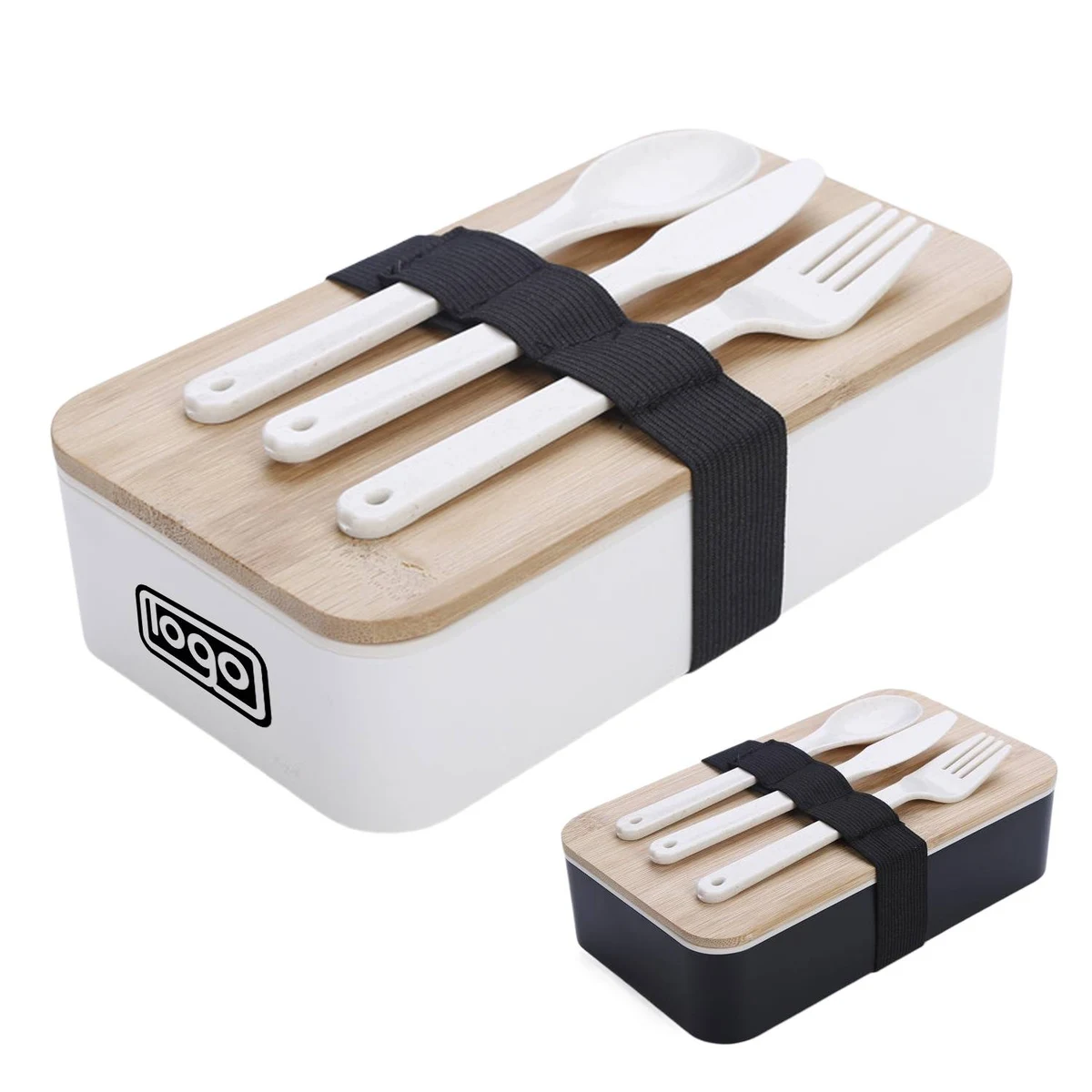 Japanese Bamboo Lunch Box with Dividers 1