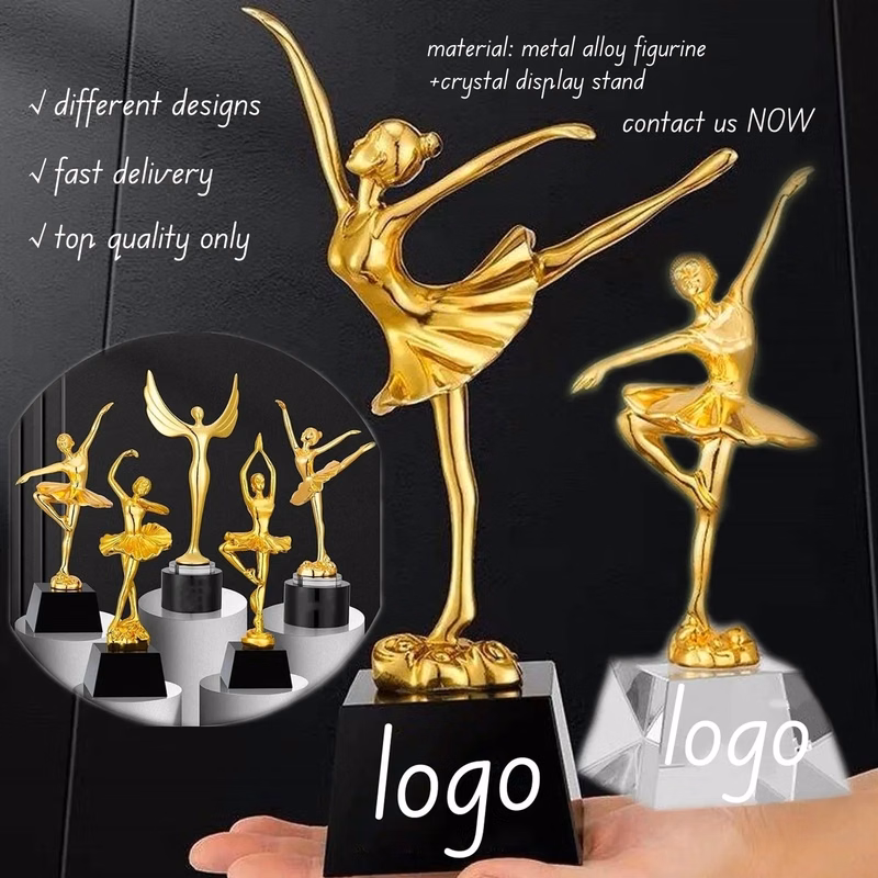 Winner Crystal Dance Trophy Ballet Award for Kids Prom Prize
