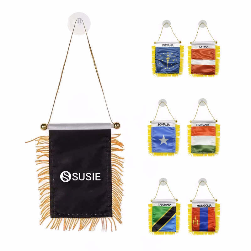 Custom Mini Country Pennant Flag