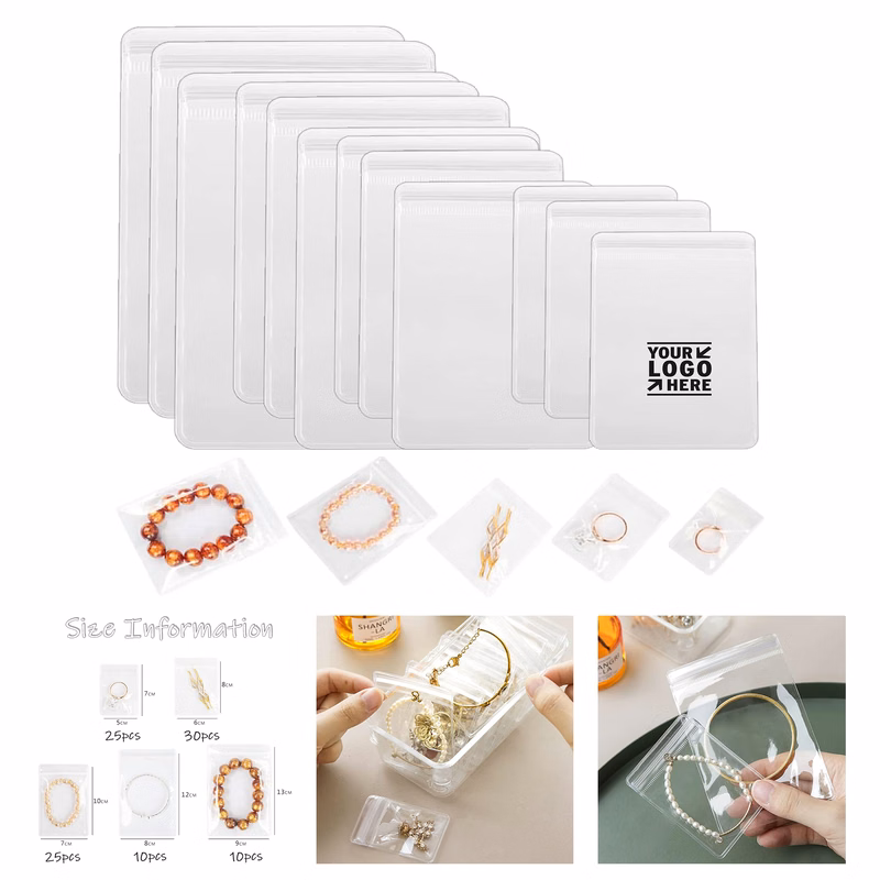 Self Seal Clear Zipper Bag