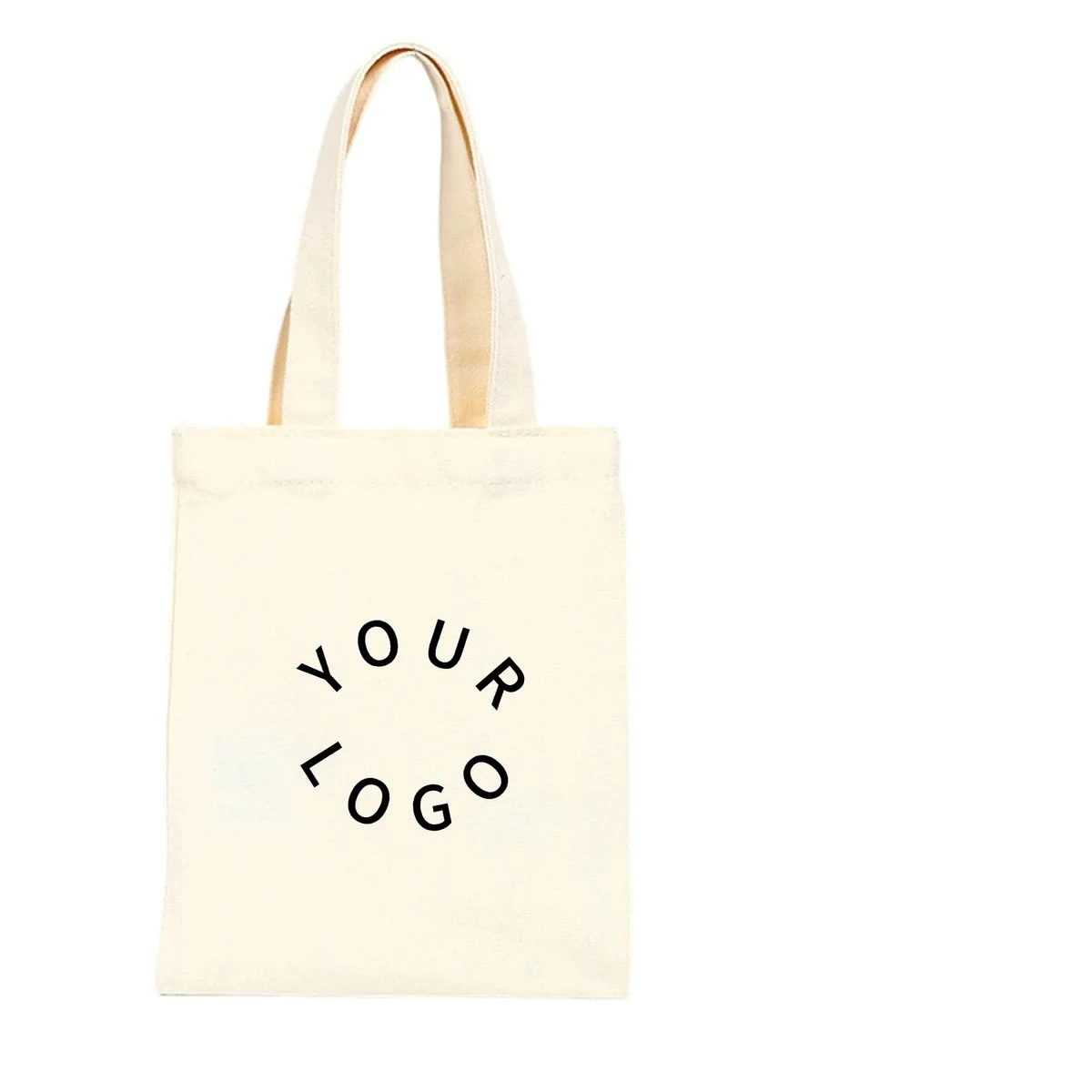 Canvas Tote Bag with Sturdy Handles and Large Capacity, custom tote bag with logo imprint 1