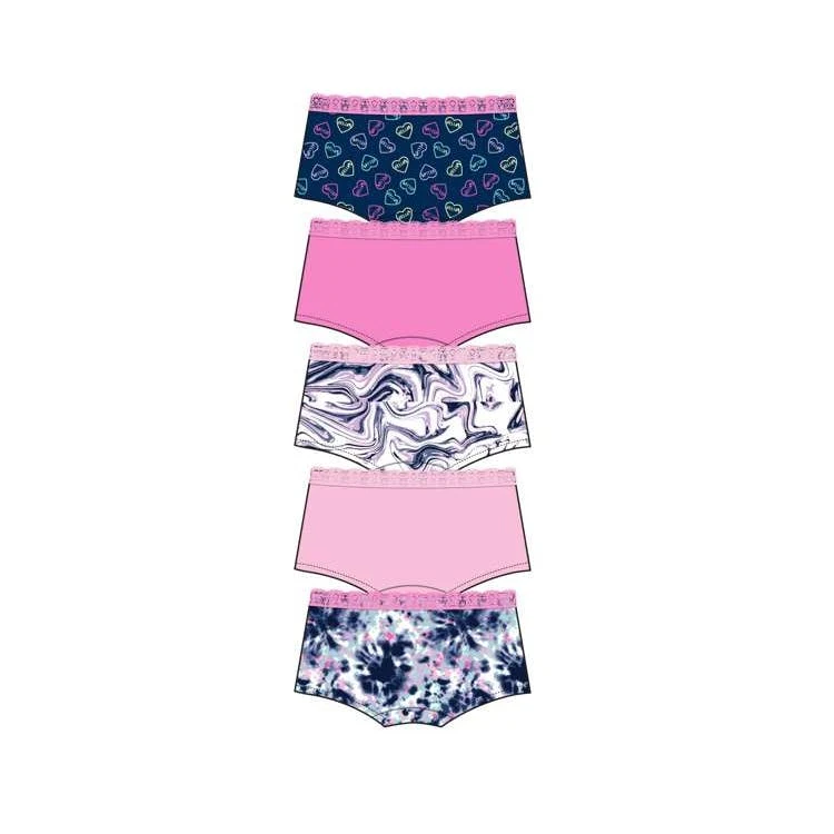 Girl's Cotton Boy shorts - Size 4-6X 1