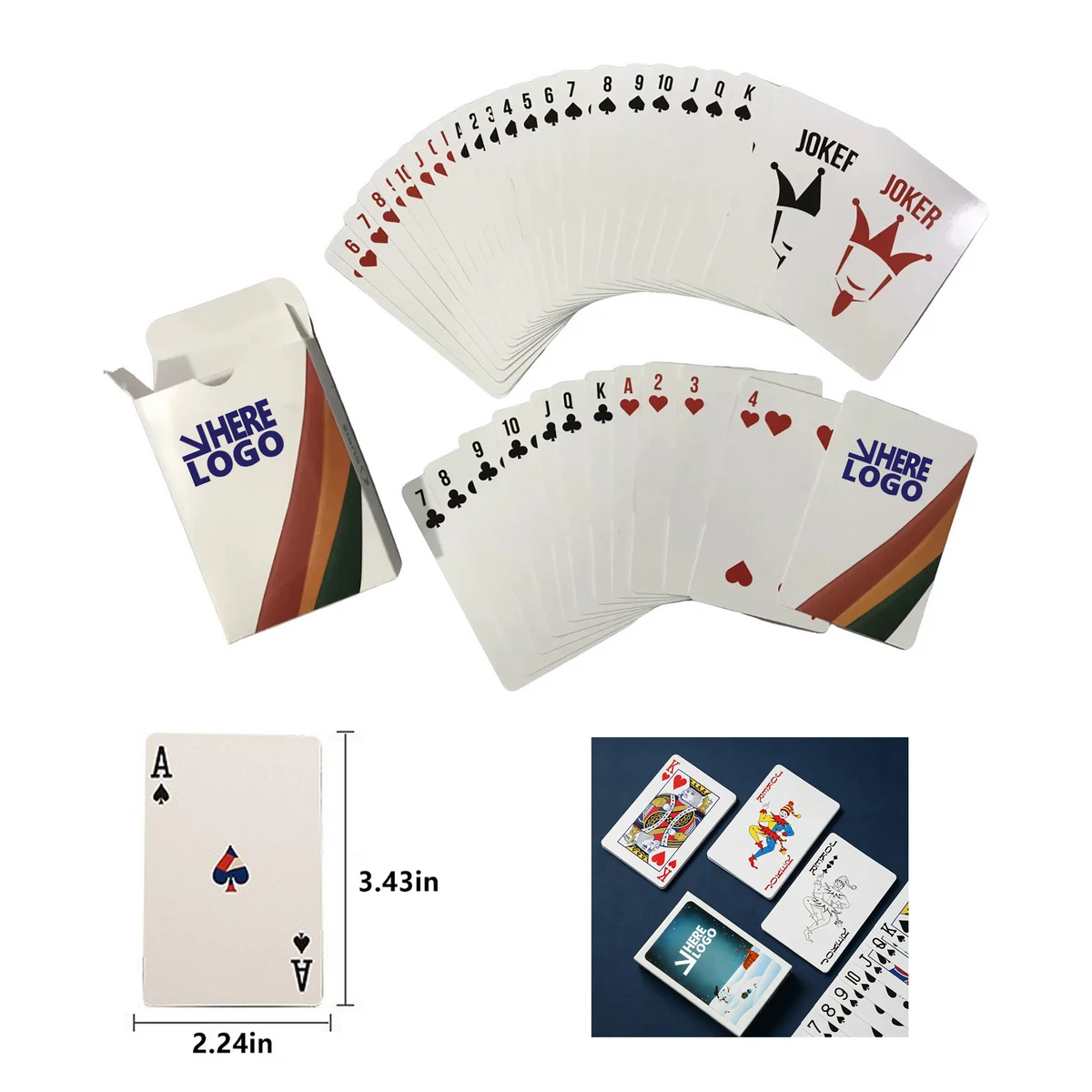 Custom Logo Full Color Playing Cards For Parties 1
