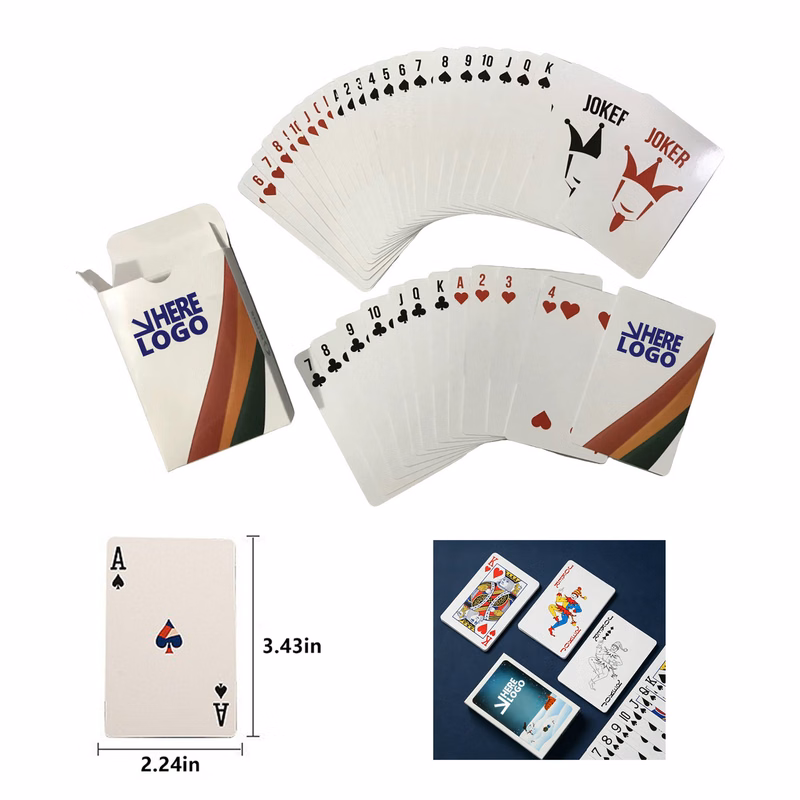 Custom Logo Full Color Playing Cards For Parties