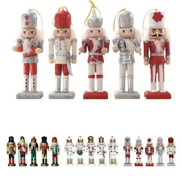 4.72" Nutcracker Christmas Wooden Ornaments 1