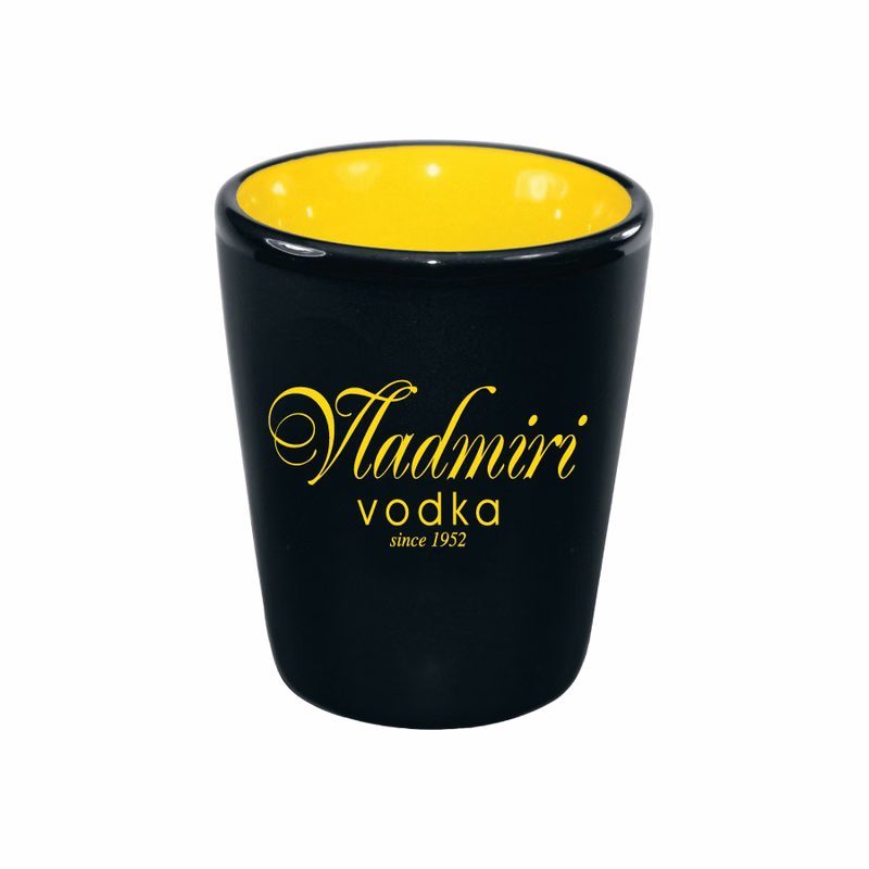1.5 oz. Yellow In / Matte Black Out Hilo Shot