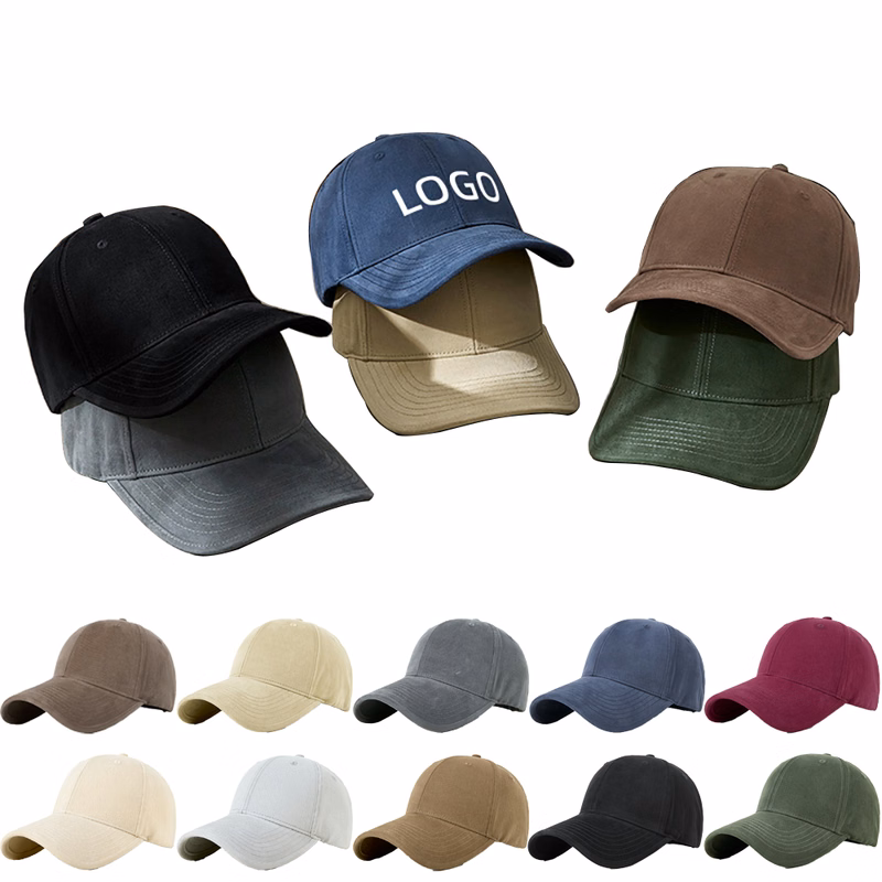 Washed Distressed Adjustable Baseball Cap