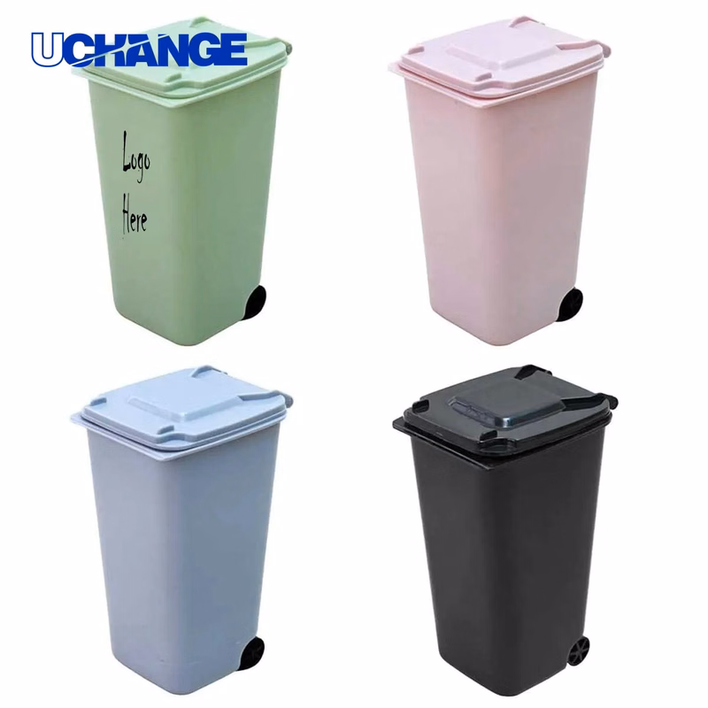 Classified Desktop Trash Can Organizer Storage Box