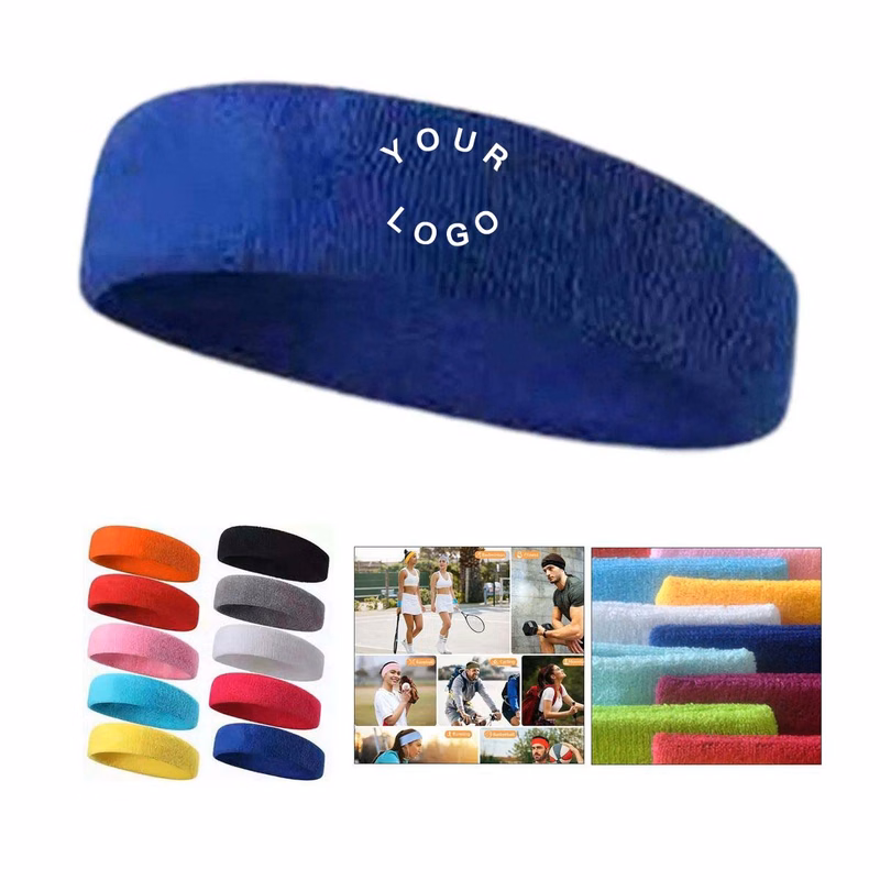Elastic Cotton Headband for Fitness Training