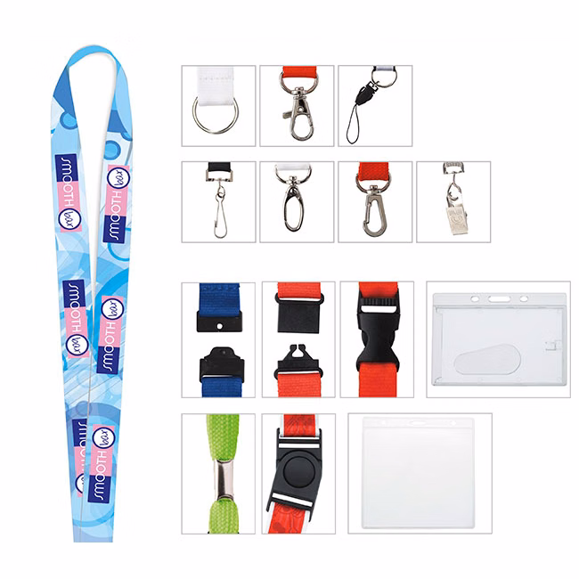 Universal Source® 3/4" Polyester 4 Color Lanyard