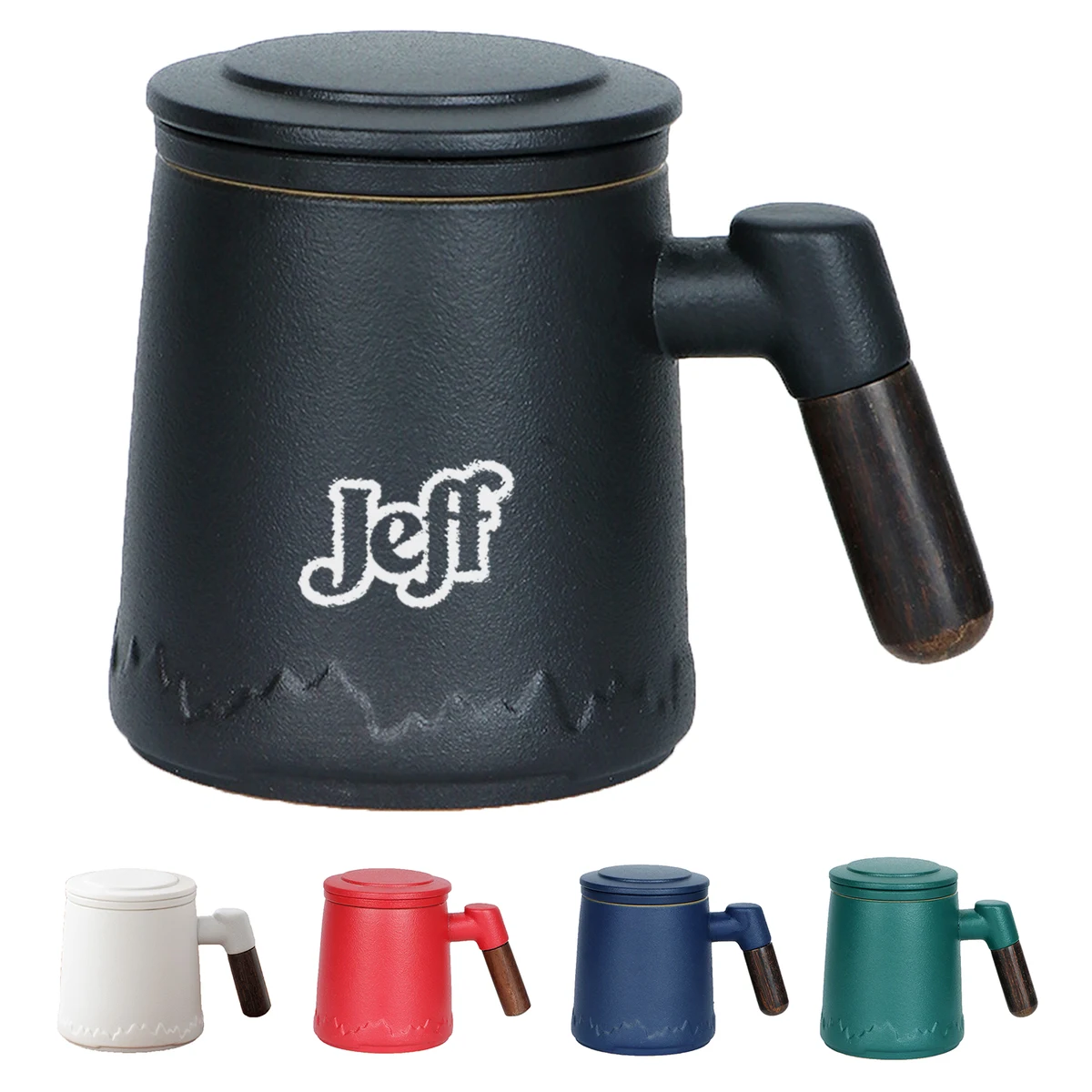14 oz Ceramic Travel Tea Set 1