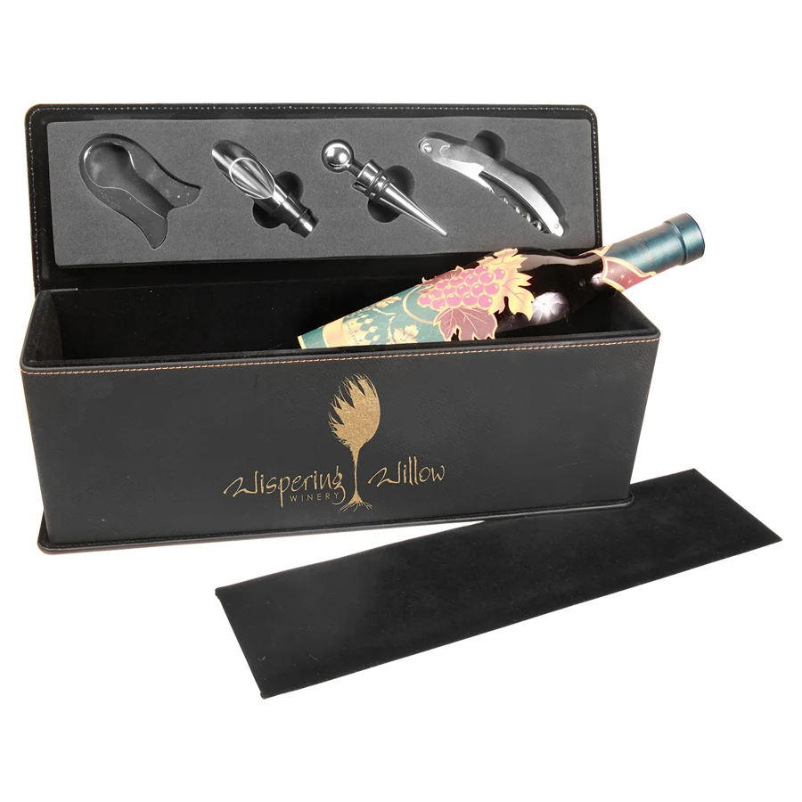 Lane Leatherette Wine Box 1