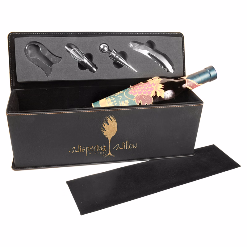 Lane Leatherette Wine Box
